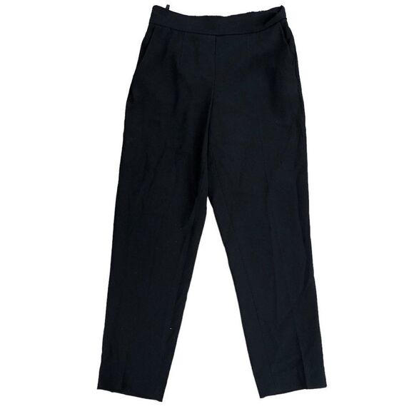 148$ RETAIL Babaton Cohen Pant Cropped, mid-rise pleated trouser Size 0 Black - Picture 3 of 10